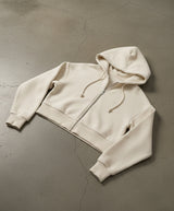 HOODIE EVERYWEAR CROPPED ZIP