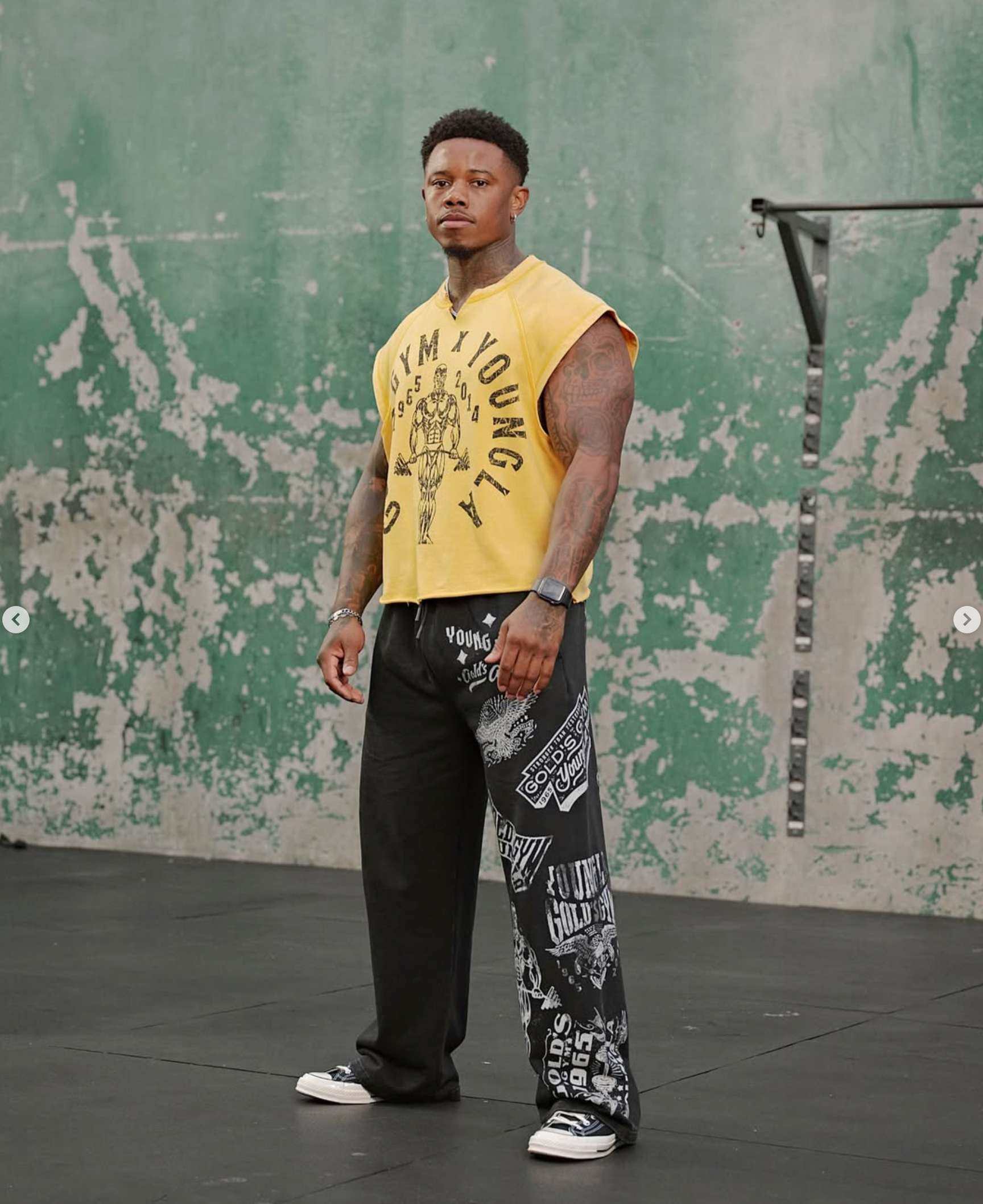 5069 - GOLDS GYM VINTAGE CUT OFFS - AMARILLO