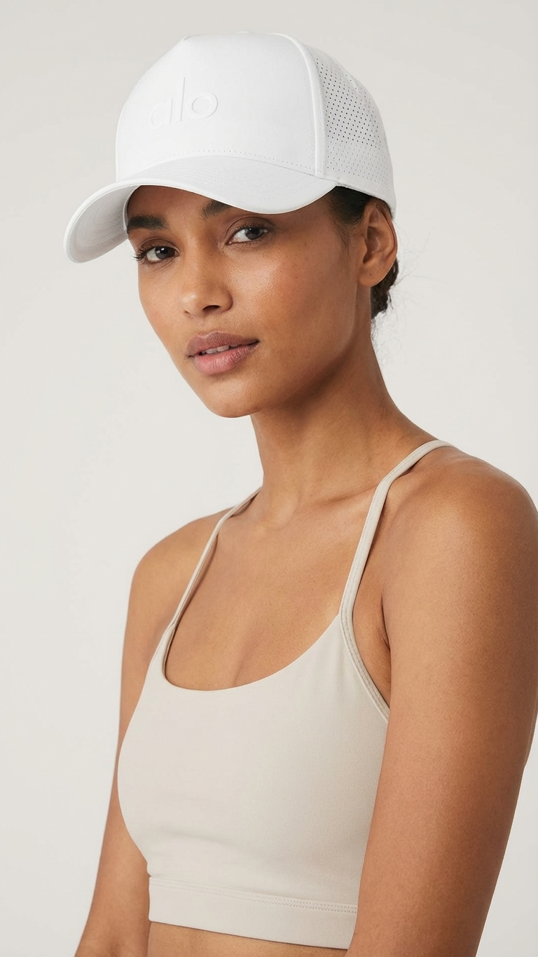 PERFORMANCE DISTRICT TRUCKER HAT BLANCO
