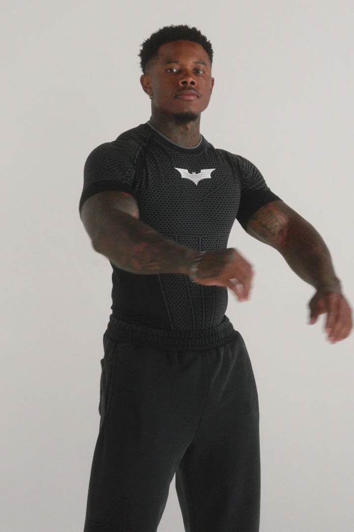 4259 - Batman Compression Tees – Black