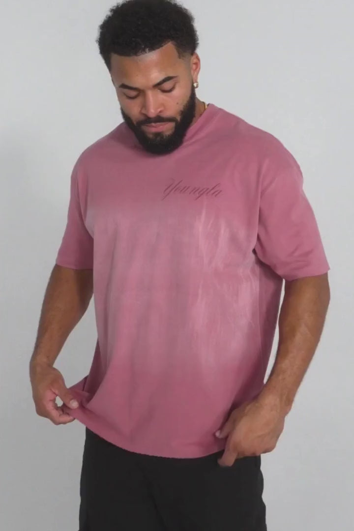 4118 - WARRIOR TEES - BLACK WASH