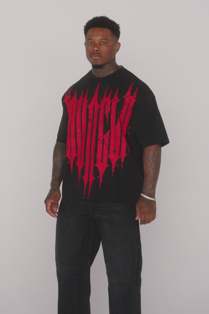 4156 - REVENGE TEES SPRING '25 - RED WASH