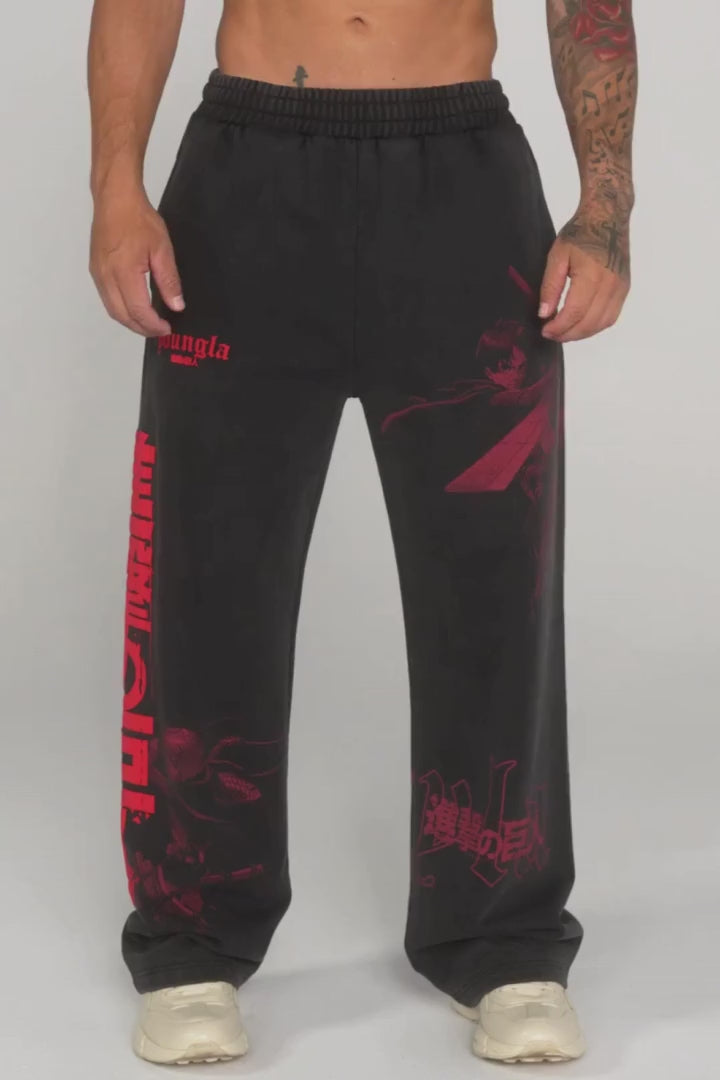 2128 - AOT© X YLA BAGGY JOGGERS - TITAN AT WAR